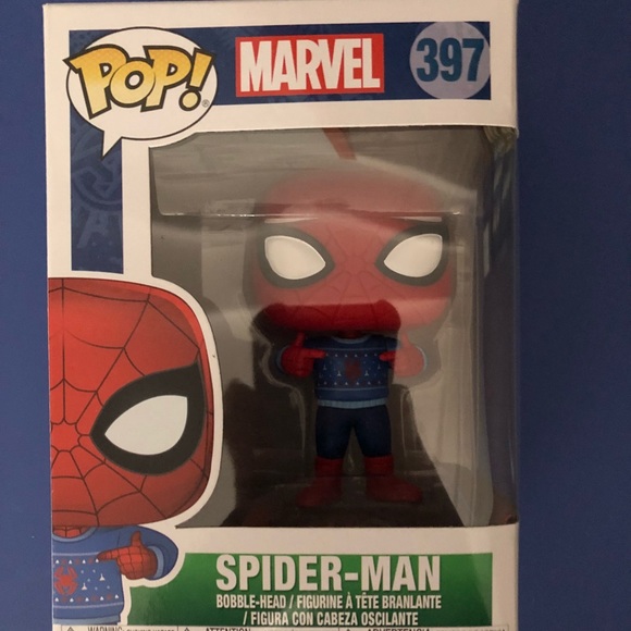 spiderman christmas pop